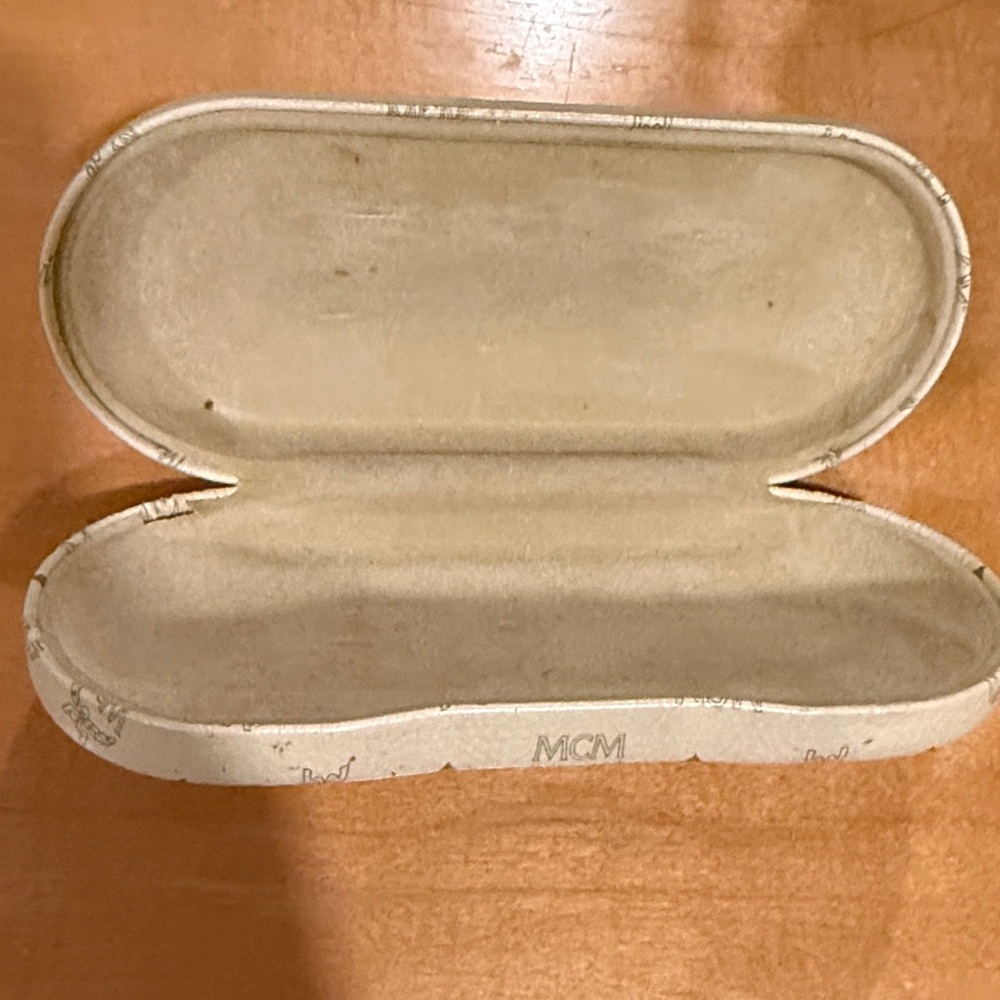 MCM Ivory Sunglasses with Black Accents - Picture 12 of 14